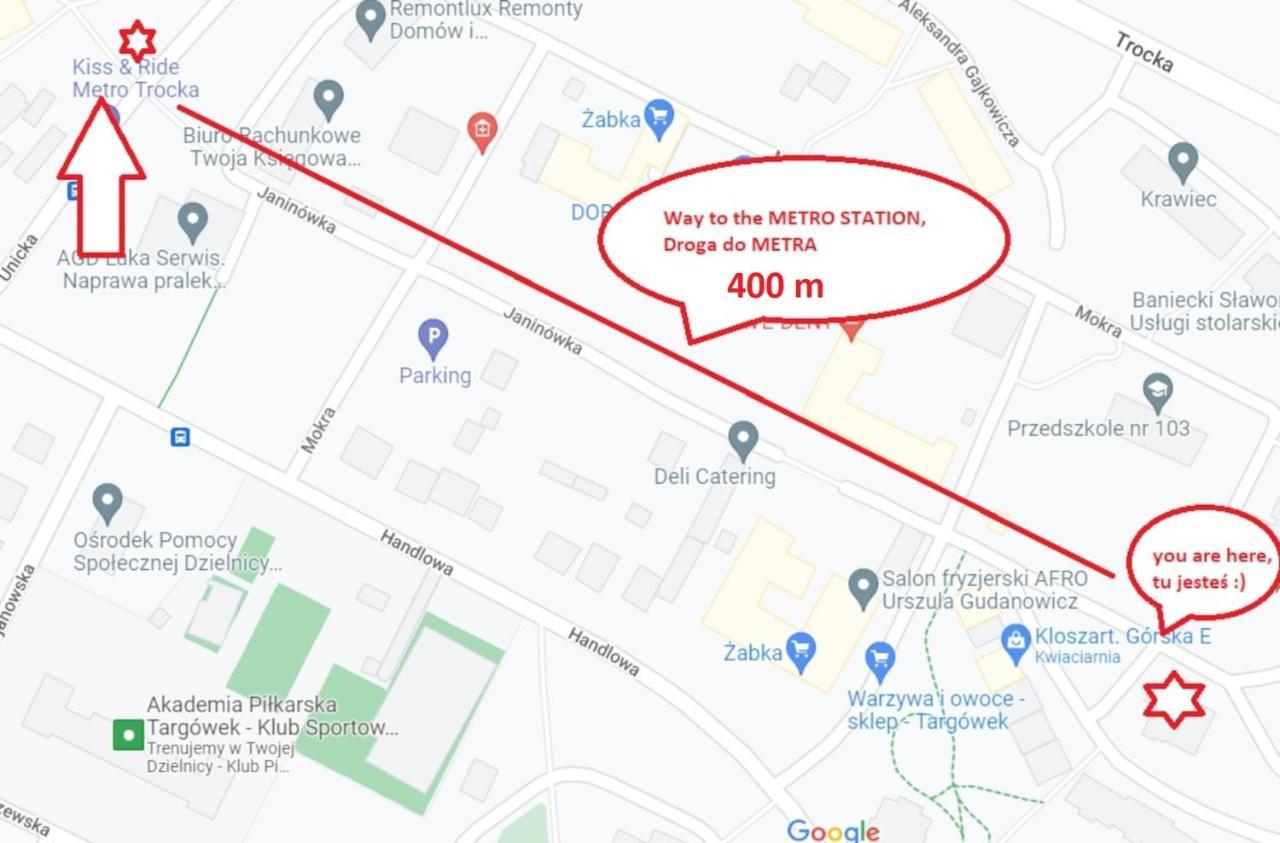 Metro Trocka Apartment وارسو المظهر الخارجي الصورة